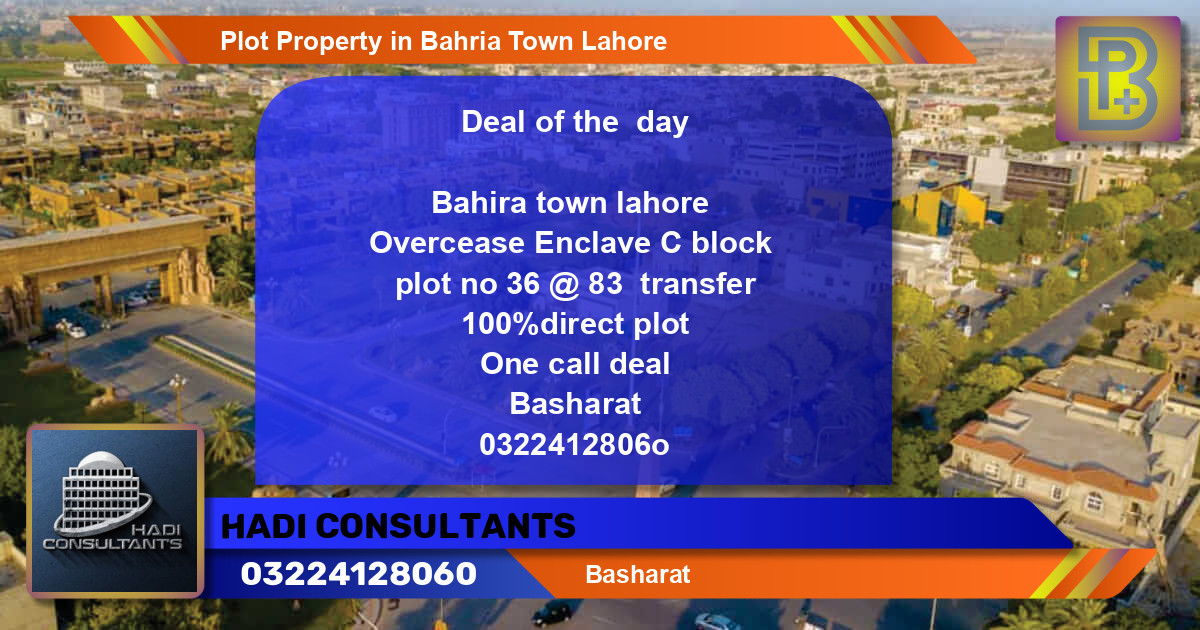 Residential Plot for Sale in Bahria Town, Lahore - (BP-46982)