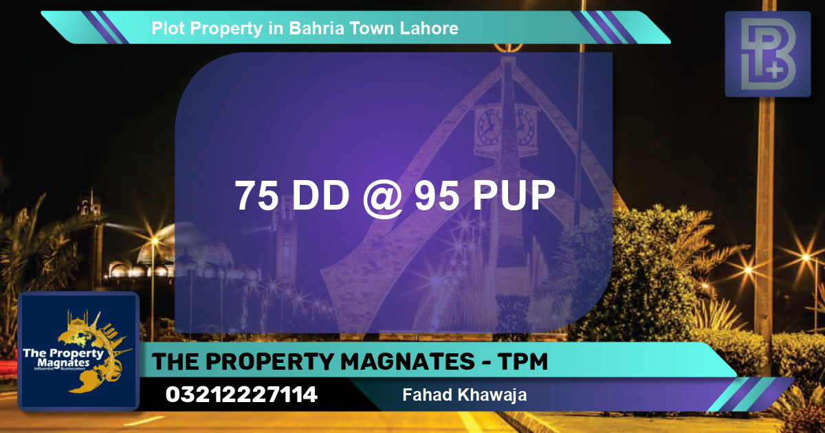 Residential Plot for Sale in Bahria Town, Lahore - (BP-47008)