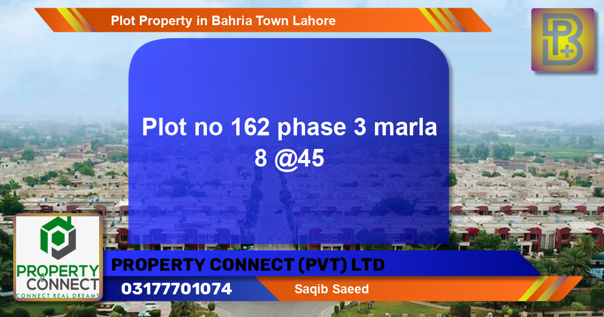 Residential Plot for Sale in Bahria Town, Lahore - (BP-47446)