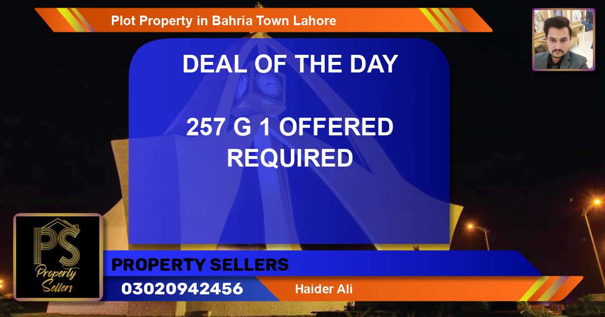 Residential Plot for Sale in Bahria Town, Lahore - (BP-47506)