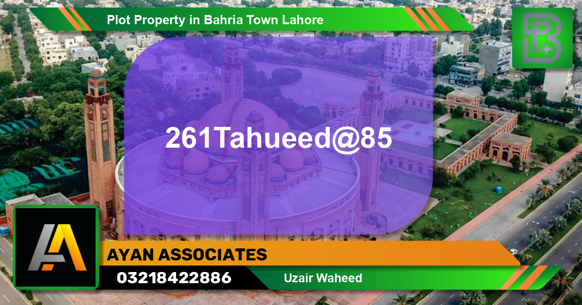 Residential Plot for Sale in Bahria Town, Lahore - (BP-47617)