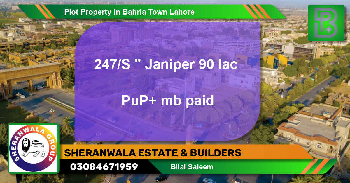 Residential Plot for Sale in Bahria Town, Lahore - (BP-47647)