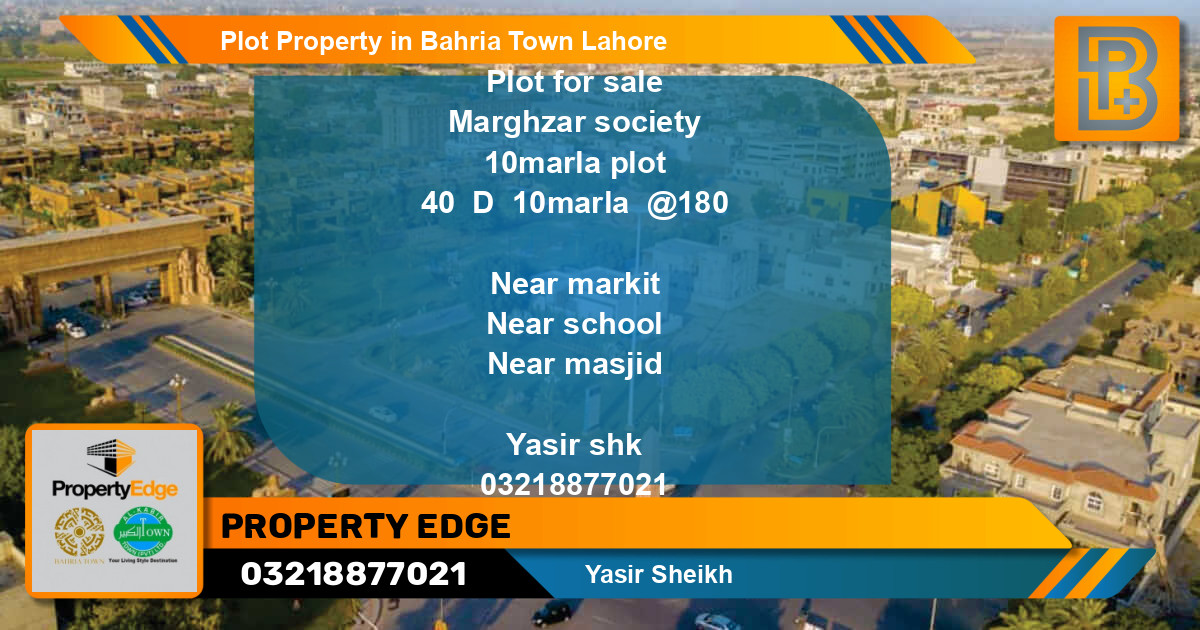 Residential Plot for Sale in Bahria Town, Lahore - (BP-47666)