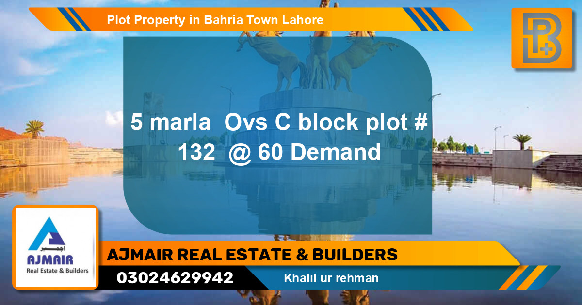 Residential Plot for Sale in Bahria Town, Lahore - (BP-47691)