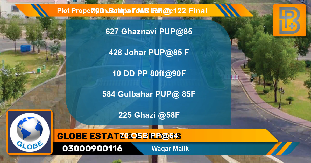 Residential Plot for Sale in Bahria Town, Lahore - (BP-47740)