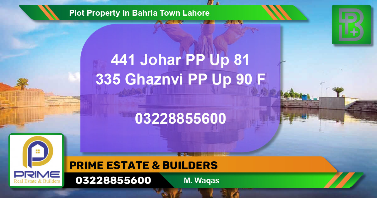 Residential Plot for Sale in Bahria Town, Lahore - (BP-47774)