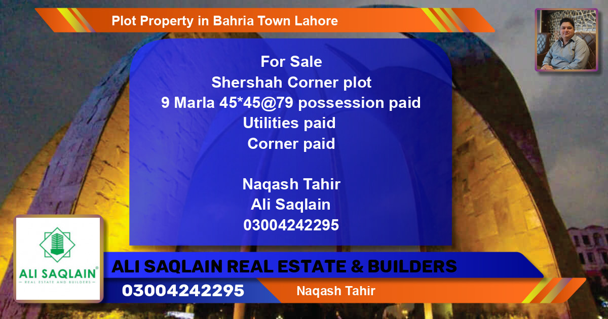 Residential Plot for Sale in Bahria Town, Lahore - (BP-47850)