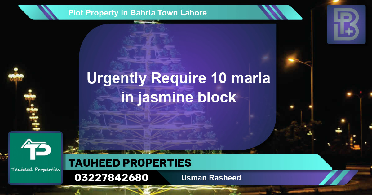 Residential Plot for Sale in Bahria Town, Lahore - (BP-47927)