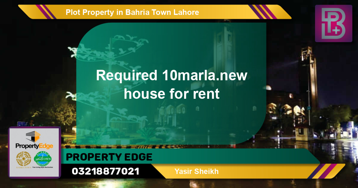 Residential Plot for Sale in Bahria Town, Lahore - (BP-47966)