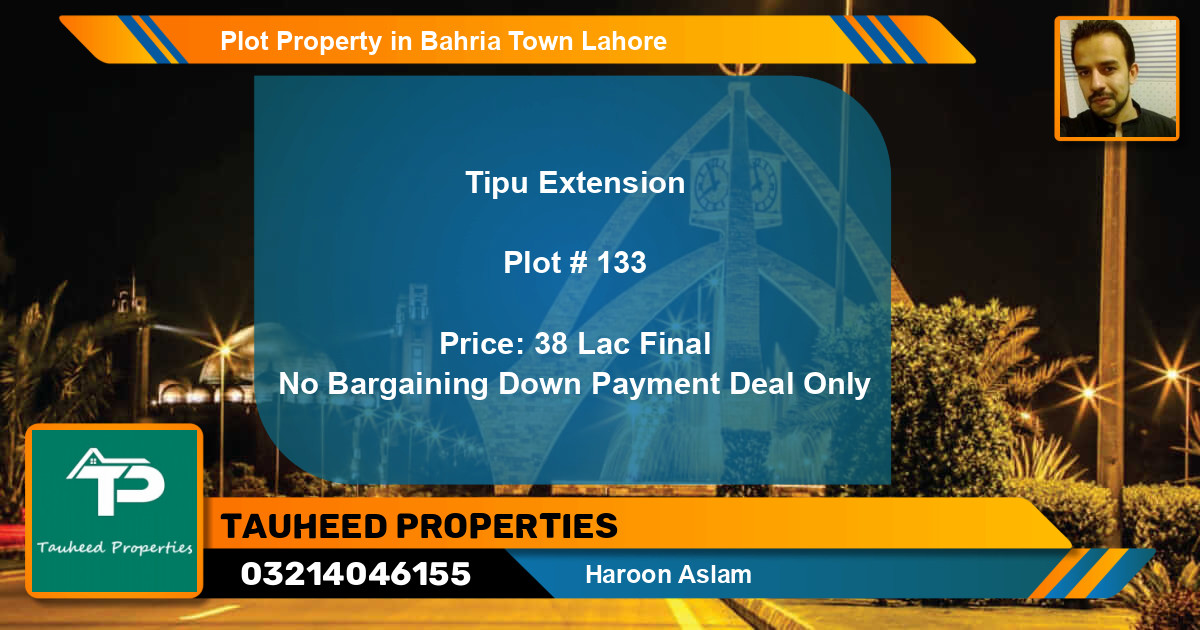 Residential Plot for Sale in Bahria Town, Lahore - (BP-48011)