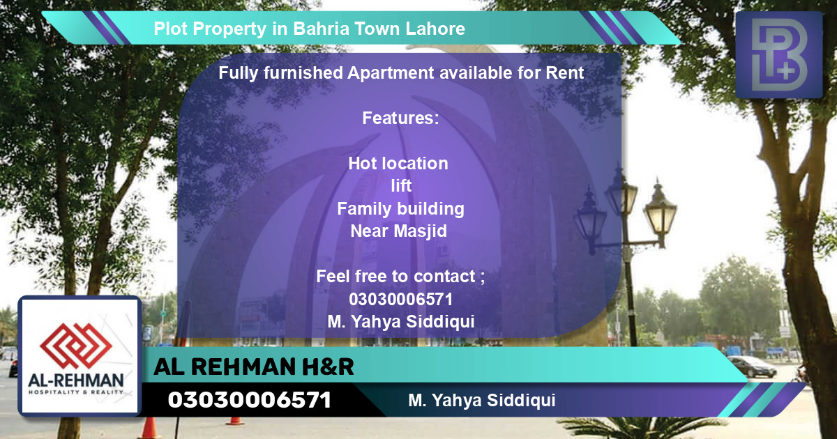 Residential Plot for Sale in Bahria Town, Lahore - (BP-48061)