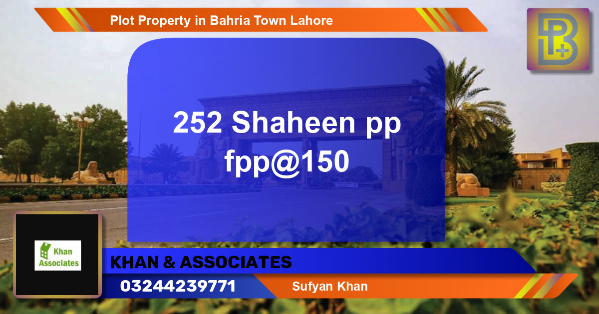 Residential Plot for Sale in Bahria Town, Lahore - (BP-48244)
