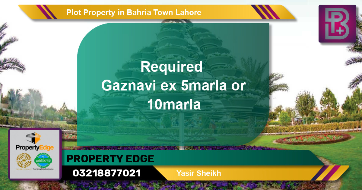 Residential Plot for Sale in Bahria Town, Lahore - (BP-48371)