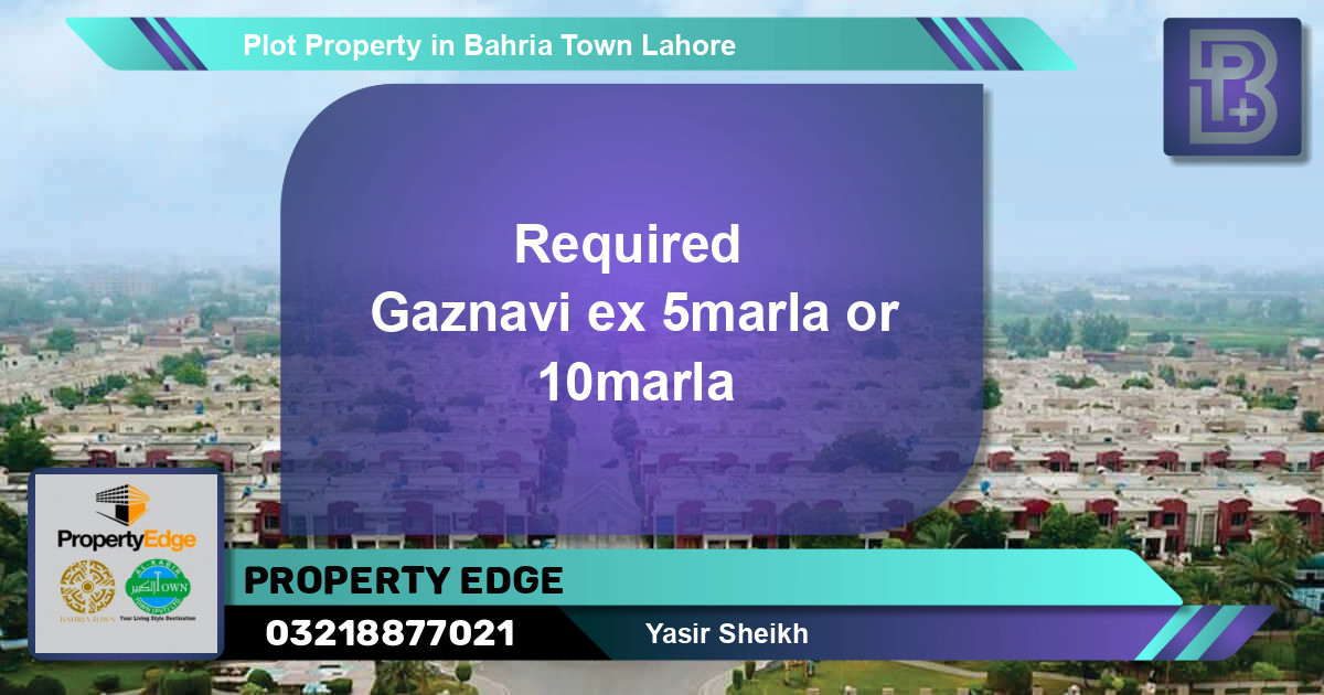 Residential Plot for Sale in Bahria Town, Lahore - (BP-48377)