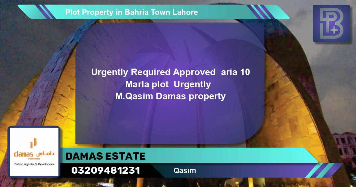 Residential Plot for Sale in Bahria Town, Lahore - (BP-48548)