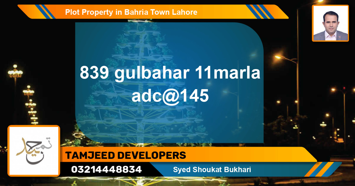Residential Plot for Sale in Bahria Town, Lahore - (BP-48619)