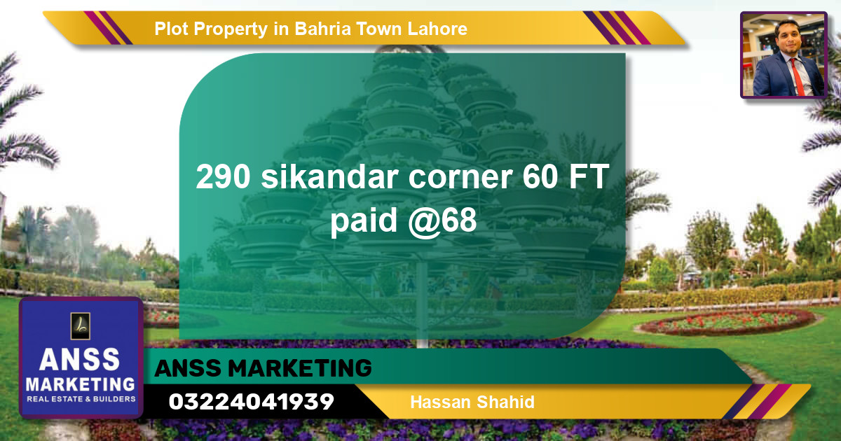 Residential Plot for Sale in Bahria Town, Lahore - (BP-48756)