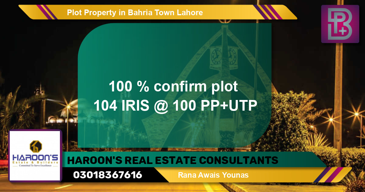Residential Plot for Sale in Bahria Town, Lahore - (BP-48757)