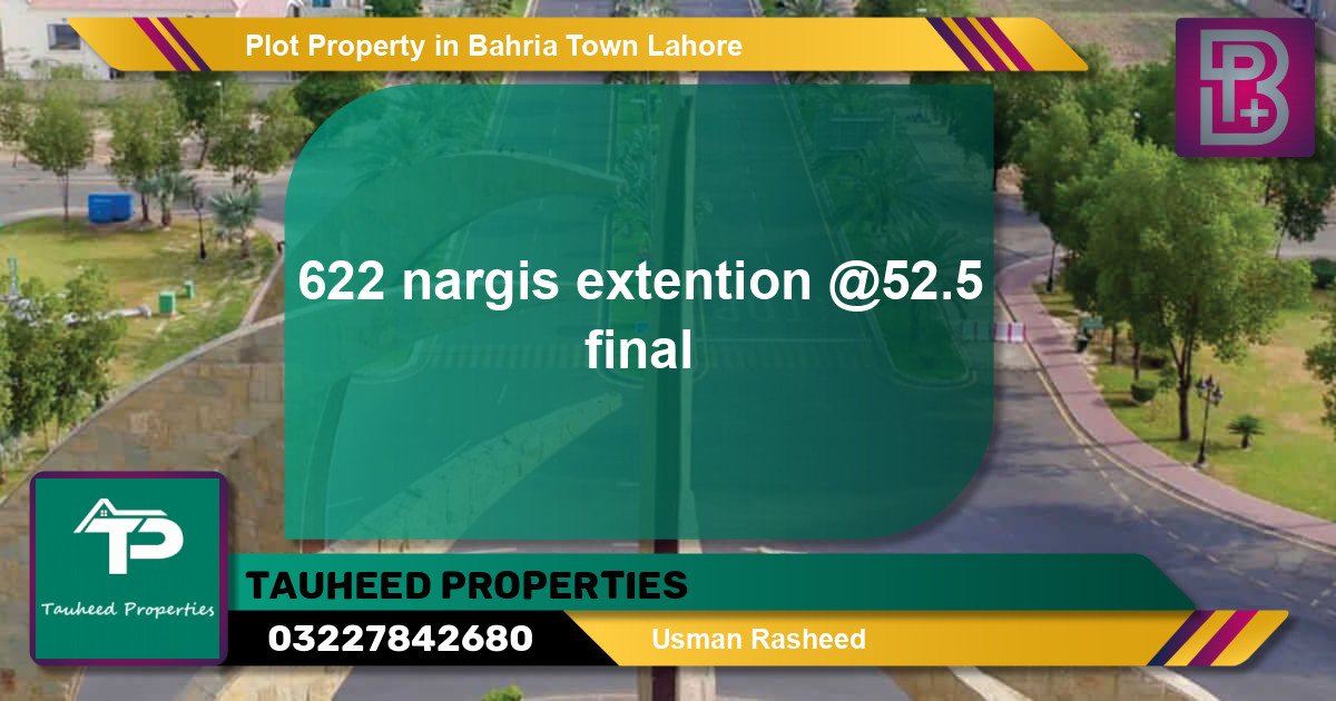 Residential Plot for Sale in Bahria Town, Lahore - (BP-48793)