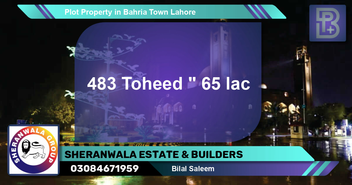 Residential Plot for Sale in Bahria Town, Lahore - (BP-48833)