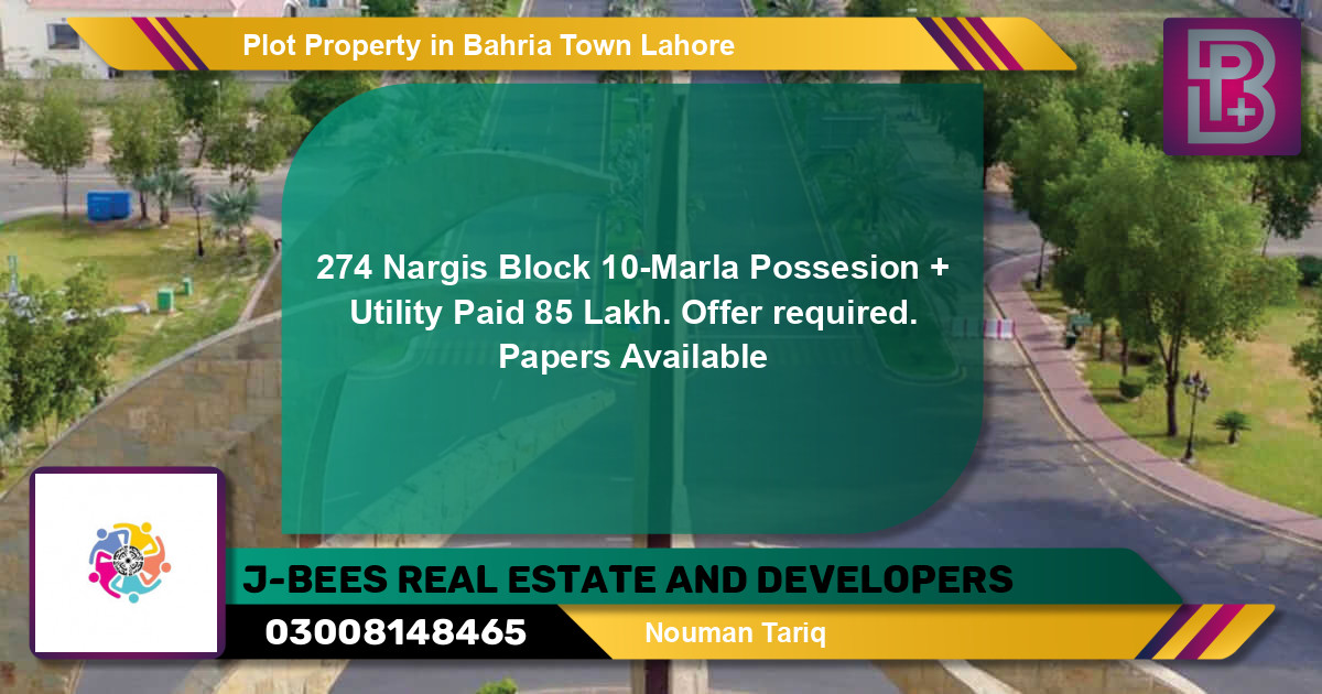 Residential Plot for Sale in Bahria Town, Lahore - (BP-48914)