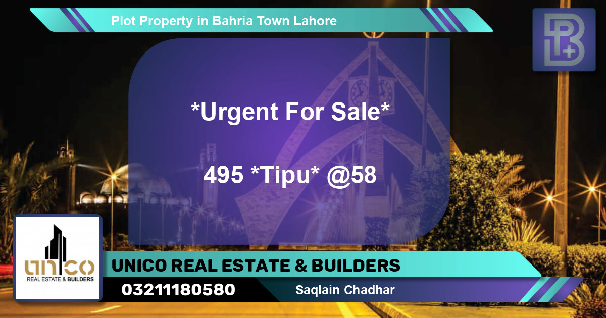 Residential Plot for Sale in Bahria Town, Lahore - (BP-48926)