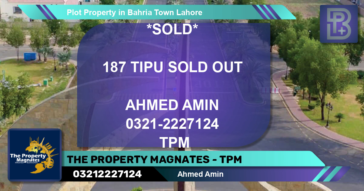 Residential Plot for Sale in Bahria Town, Lahore - (BP-48961)