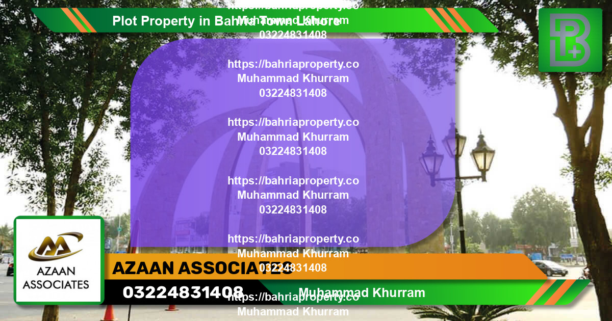 Residential Plot for Sale in Bahria Town, Lahore - (BP-49053)
