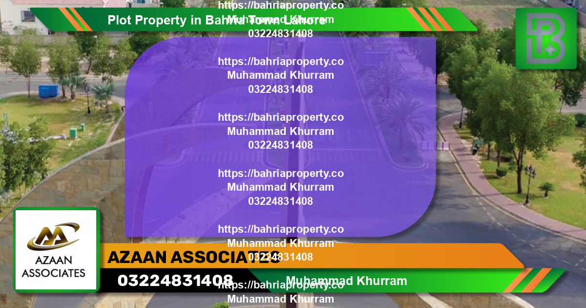 Residential Plot for Sale in Bahria Town, Lahore - (BP-49056)