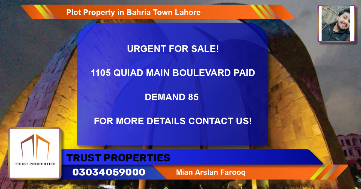 Residential Plot for Sale in Bahria Town, Lahore - (BP-49125)
