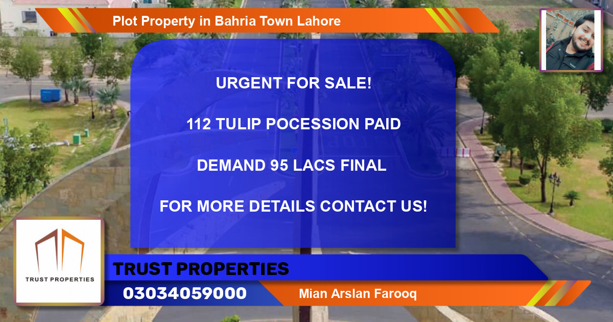 Residential Plot for Sale in Bahria Town, Lahore - (BP-49130)