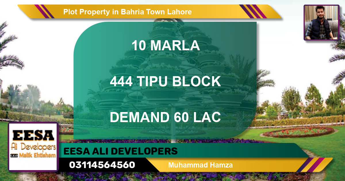 Residential Plot for Sale in Bahria Town, Lahore - (BP-49358)