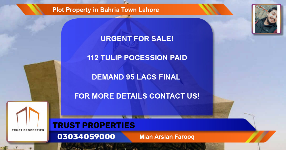 Residential Plot for Sale in Bahria Town, Lahore - (BP-49390)