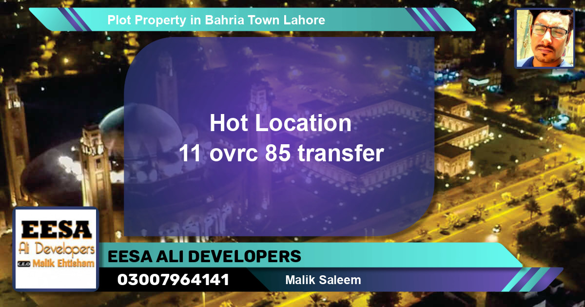 Residential Plot for Sale in Bahria Town, Lahore - (BP-49398)