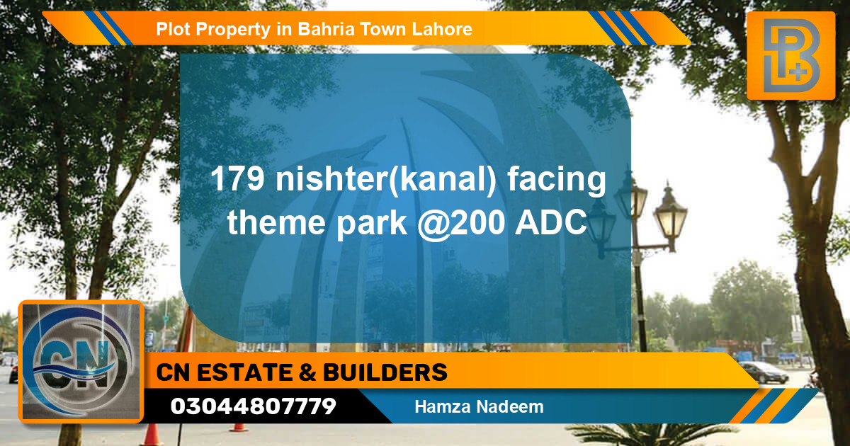 Residential Plot for Sale in Bahria Town, Lahore - (BP-49430)