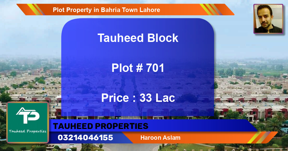 Residential Plot for Sale in Bahria Town, Lahore - (BP-49443)