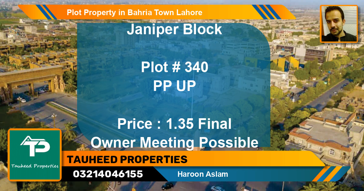 Residential Plot for Sale in Bahria Town, Lahore - (BP-49445)