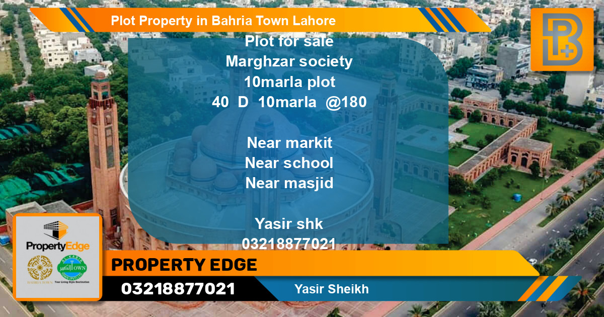 Residential Plot for Sale in Bahria Town, Lahore - (BP-49611)