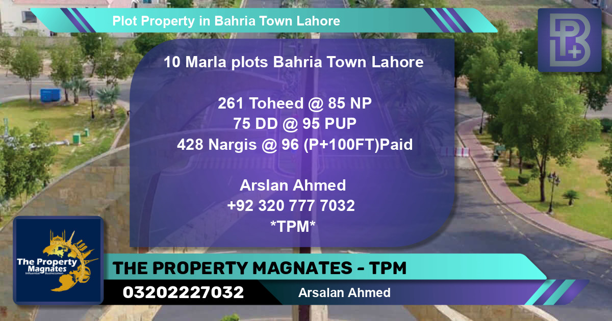 Residential Plot for Sale in Bahria Town, Lahore - (BP-49669)