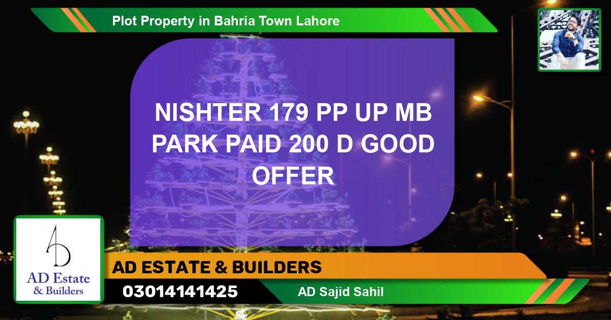 Residential Plot for Sale in Bahria Town, Lahore - (BP-49703)