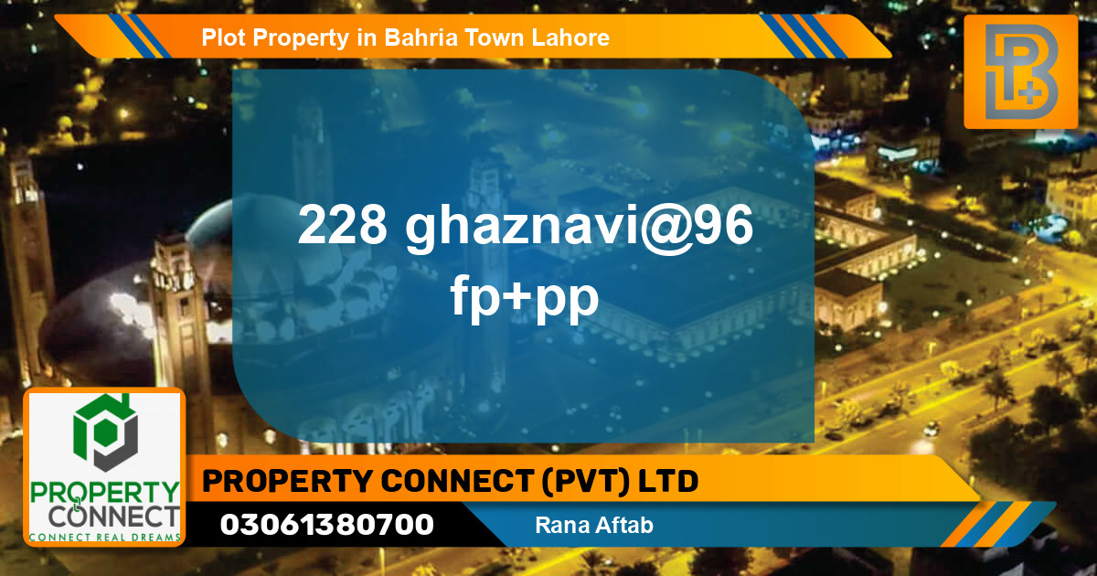 Residential Plot for Sale in Bahria Town, Lahore - (BP-49739)