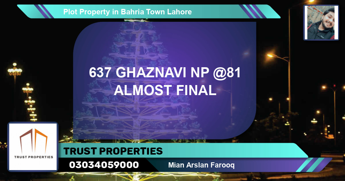 Residential Plot for Sale in Bahria Town, Lahore - (BP-49740)