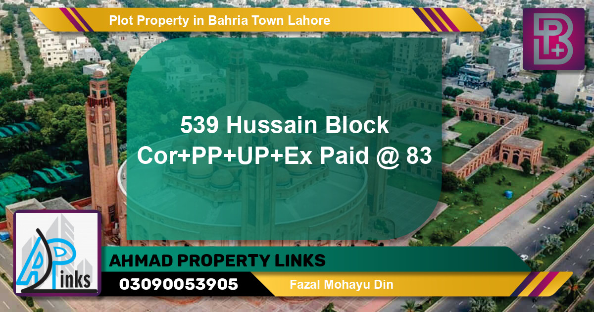 Residential Plot for Sale in Bahria Town, Lahore - (BP-49743)
