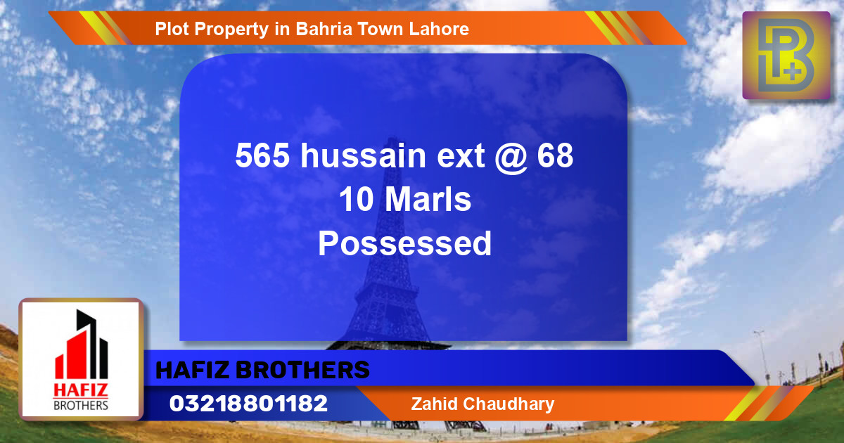 Residential Plot for Sale in Bahria Town, Lahore - (BP-49930)