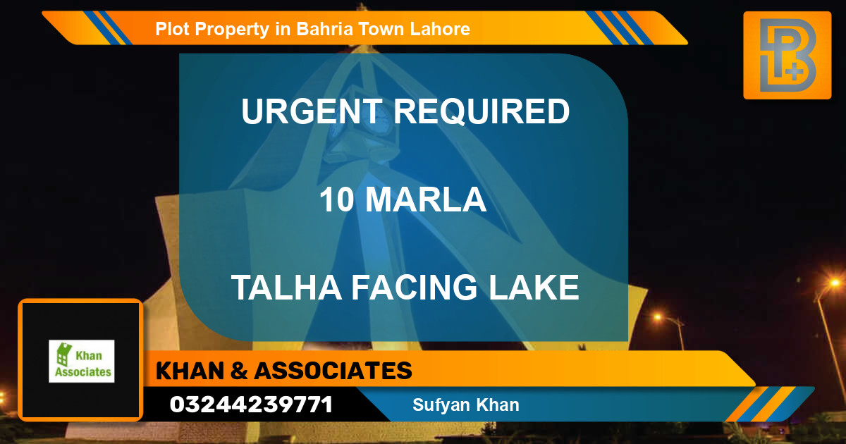 Residential Plot for Sale in Bahria Town, Lahore - (BP-49974)