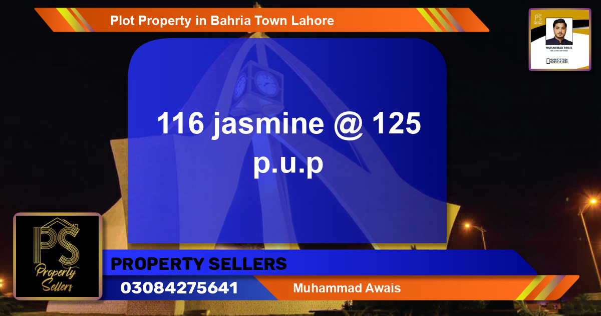 Residential Plot for Sale in Bahria Town, Lahore - (BP-50071)