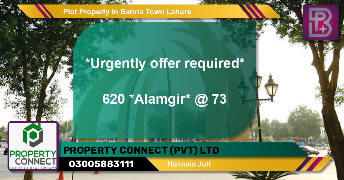 Residential Plot for Sale in Bahria Town, Lahore - (BP-50074)