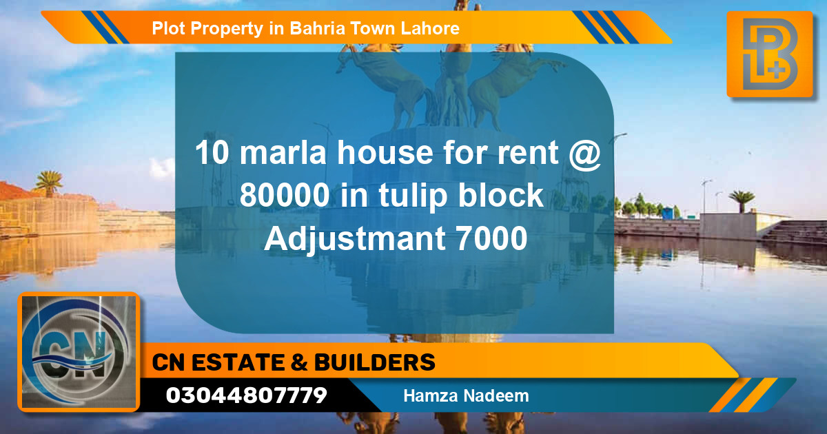 Residential Plot for Sale in Bahria Town, Lahore - (BP-50113)