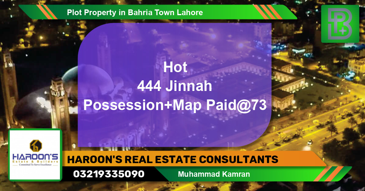 Residential Plot for Sale in Bahria Town, Lahore - (BP-50164)