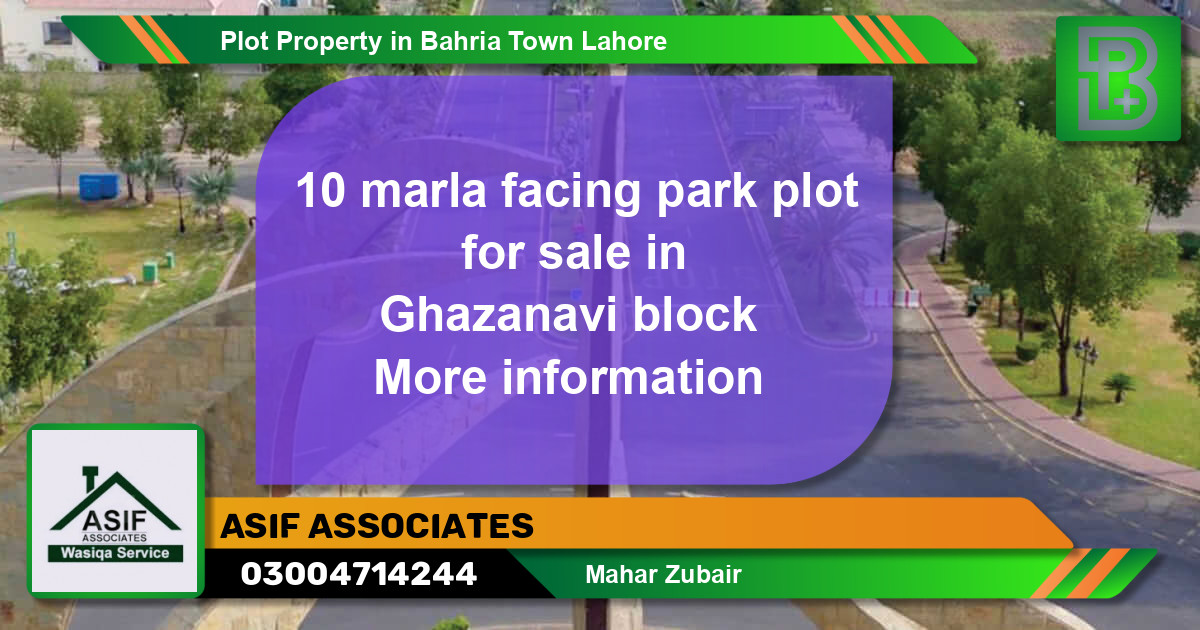Residential Plot for Sale in Bahria Town, Lahore - (BP-50194)